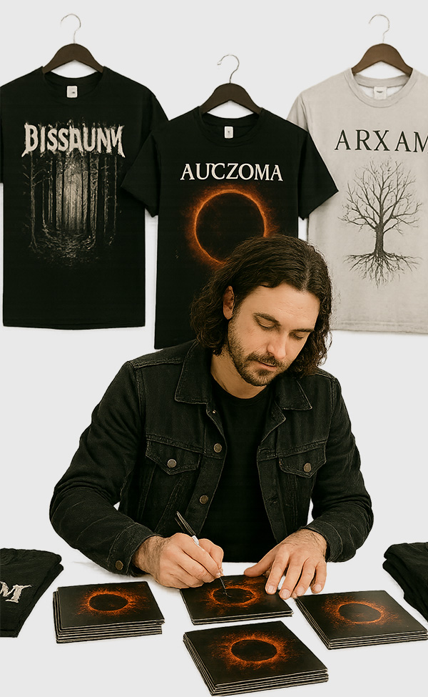 Artist signing merch